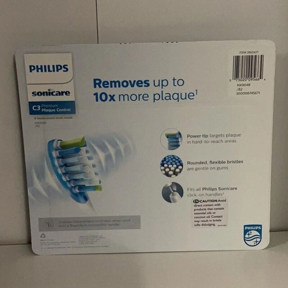 New Philips Sonicare C3 Premium clean Control 8 Brush Heads replacement fast s/h - Picture 2 of 13